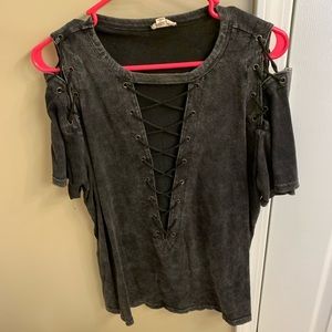 Black POL top